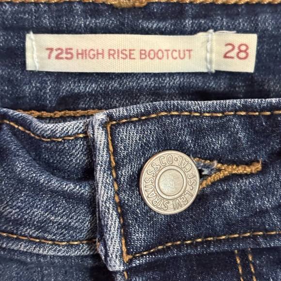 Levi's Dark Blue Women's Boot Cut Jeans - Picture 3 of 5